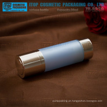 ZB-RB30 30ml devenda clássica 1oz rodada dupla bomba girar camadas airless garrafas de plástico acrílico cosméticos
